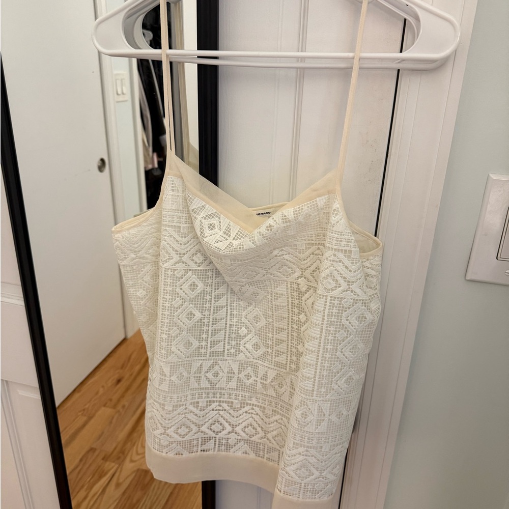 Club Monaco Cream Lace Camisole